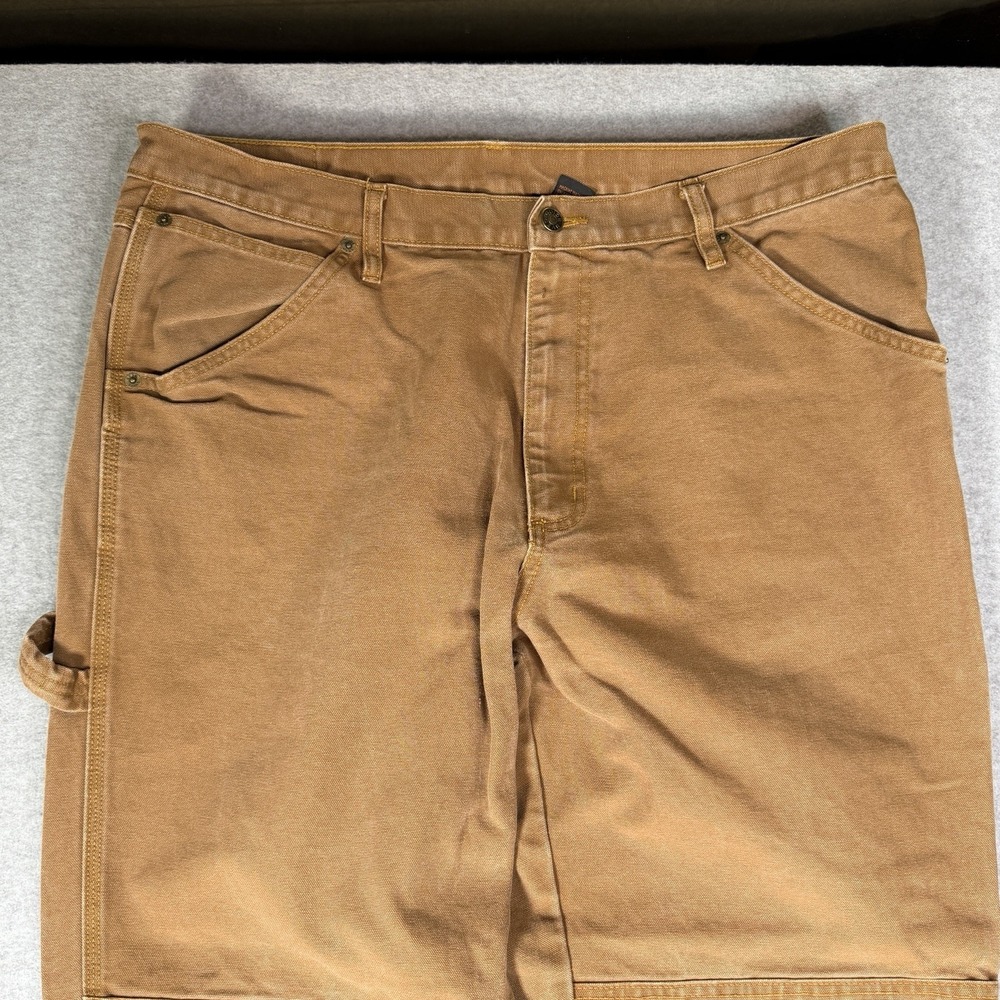 Lot Of 2 Vintage Guide Gear Mens 40x30 Double Knee Cotton Canvas Carpenter Pants - Picture 10 of 16